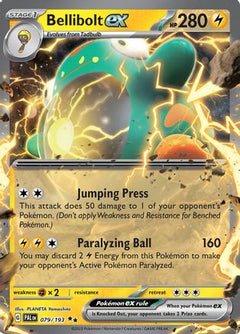 Bellibolt ex - 079/193 79 - SV02 Paldea Evolved Holofoil-1