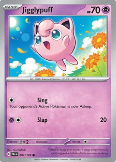 Jigglypuff 83 - SV02 Paldea Evolved Reverse Holofoil-1