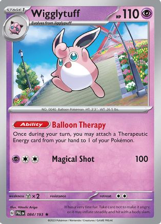 Wigglytuff 84 - SV02 Paldea Evolved Holofoil-1