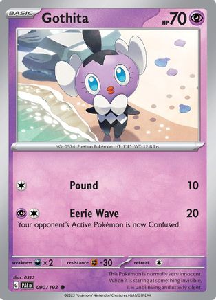 Gothita 90 - SV02 Paldea Evolved Reverse Holofoil-1