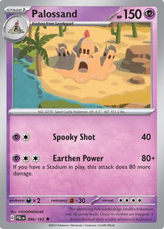 Palossand 96 - SV02 Paldea Evolved Reverse Holofoil-1