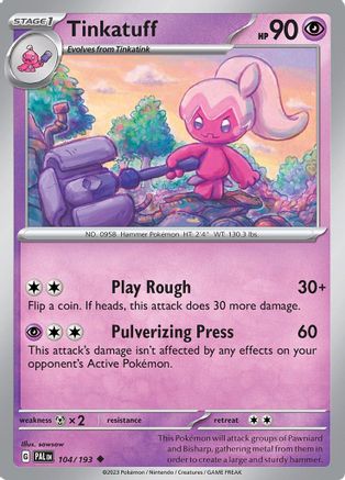 Tinkatuff - 104/193 104 - SV02 Paldea Evolved-1