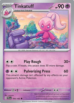 Tinkatuff - 104/193 104 - SV02 Paldea Evolved-1