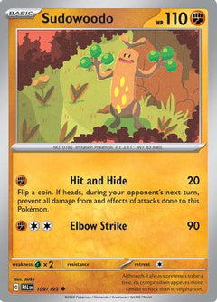 Sudowoodo 109 - SV02 Paldea Evolved-1