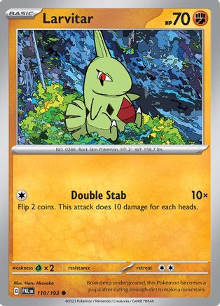 Larvitar 110 - SV02 Paldea Evolved Reverse Holofoil-1