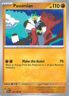 Passimian 118 - SV02 Paldea Evolved Reverse Holofoil-1
