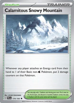 Calamitous Snowy Mountain 174 - SV02 Paldea Evolved-1