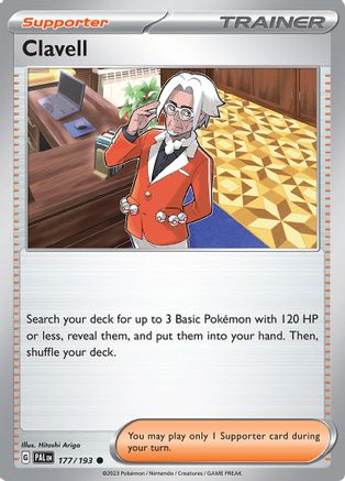 Clavell 177 - SV02 Paldea Evolved Reverse Holofoil-1