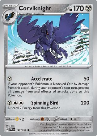 Corviknight 148 - SV02 Paldea Evolved-1