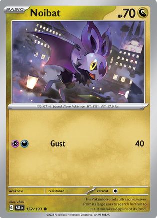 Noibat 152 - SV02 Paldea Evolved Reverse Holofoil-1