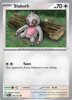 Slakoth 160 - SV02 Paldea Evolved Reverse Holofoil-1