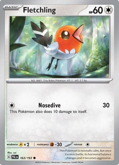 Fletchling 163 - SV02 Paldea Evolved-1