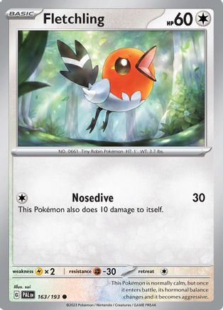 Fletchling 163 - SV02 Paldea Evolved-1