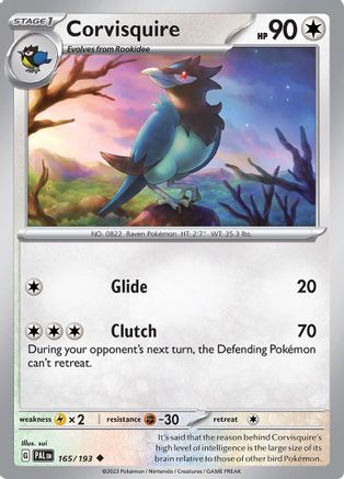Corvisquire 165 - SV02 Paldea Evolved-1