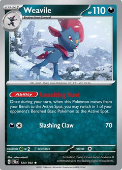 Weavile 134 - SV02 Paldea Evolved Holofoil-1
