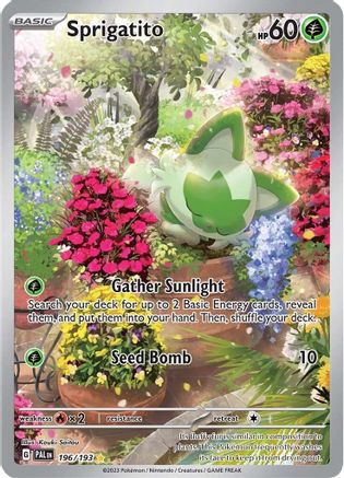 Sprigatito - 196/193 196 - SV02 Paldea Evolved Holofoil-1