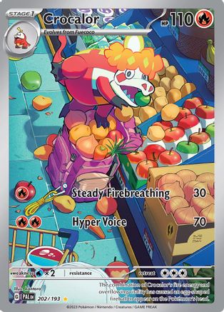 Crocalor - 202/193 202 - SV02 Paldea Evolved Holofoil-1