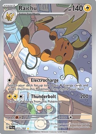 Raichu - 211/193 211 - SV02 Paldea Evolved Holofoil-1