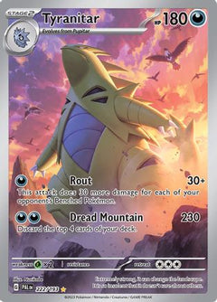 Tyranitar - 222/193 222 - SV02 Paldea Evolved Holofoil-1