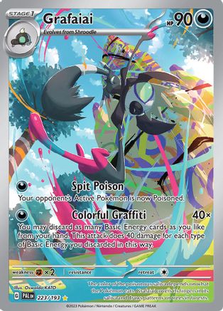 Grafaiai - 223/193 223 - SV02 Paldea Evolved Holofoil-1