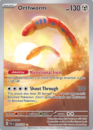 Orthworm - 224/193 224 - SV02 Paldea Evolved Holofoil-1