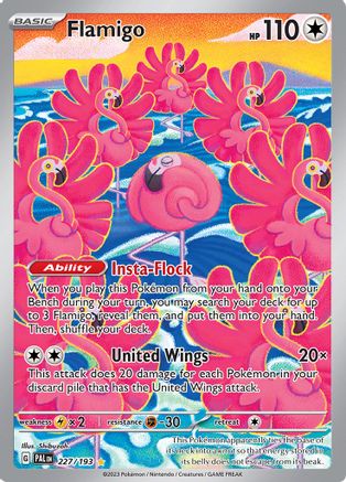 Flamigo - 227/193 227 - SV02 Paldea Evolved Holofoil-1
