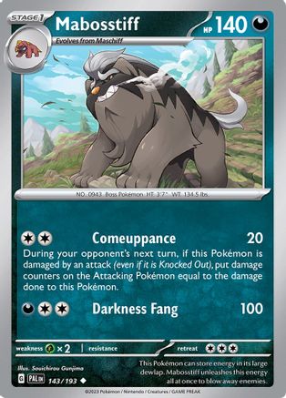 Mabosstiff 143 - SV02 Paldea Evolved-1