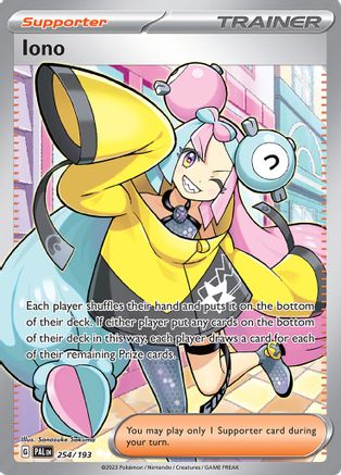 Iono - 254/193 254 - SV02 Paldea Evolved Holofoil-1