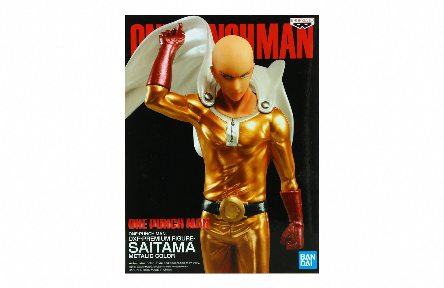 One‑Punch Man – Saitama Metálico Ver. Estatua Premium DXF (EAN: 4983164176926)