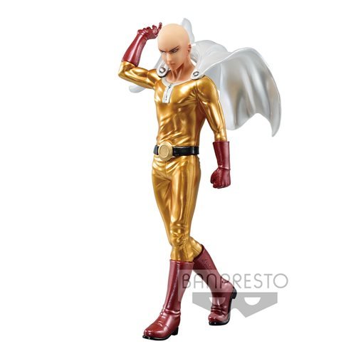 One‑Punch Man – Saitama Metálico Ver. Estatua Premium DXF (EAN: 4983164176926)