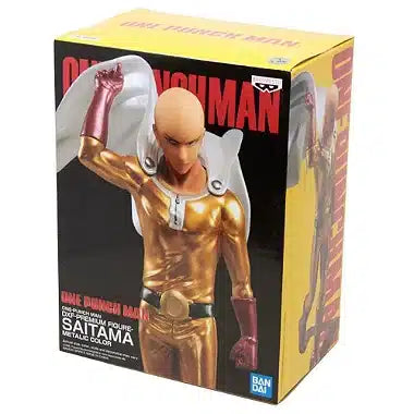 One‑Punch Man – Saitama Metálico Ver. Estatua Premium DXF (EAN: 4983164176926)