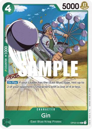 Gin (OP03-024) - Pillars of Strength Foil-1