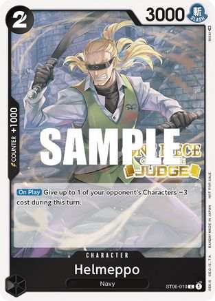 Helmeppo (Judge) (ST06-010) - One Piece Promotion Cards