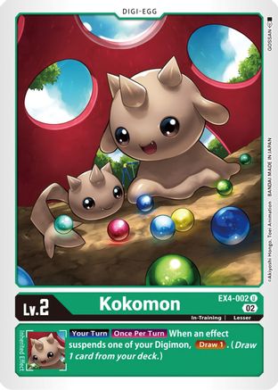 Kokomon (EX4-002) - Alternative Being Booster-1