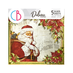Dear Santa Deluxe Paper Silver 6"x6" 5/Pkg-2