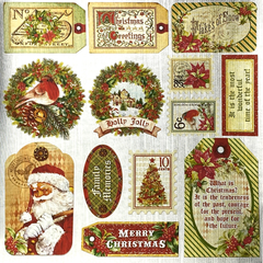 Dear Santa Deluxe Paper Silver 6"x6" 5/Pkg-4