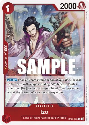 Izo (OP03-003) - Pillars of Strength Foil-1