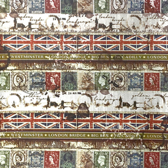 London's Calling  Deluxe Silver Paper  6"x6" 5/Pkg-3