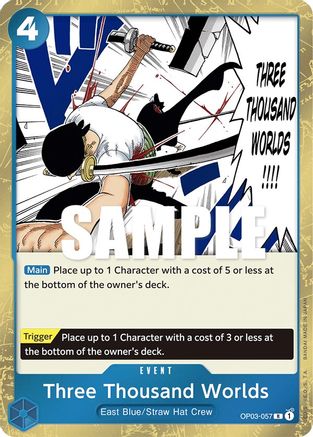Three Thousand Worlds (OP03-057) - Pillars of Strength Foil-1