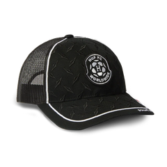 HUF 'Diamond Plate' Trucker Cap - Black-2