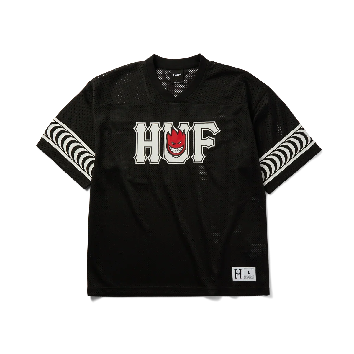 HUF x Spitfire 'End Zone' Jersey - Black