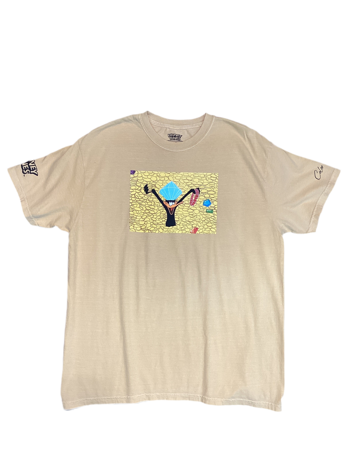Color Bars x Looney Tunes 'Riches' Tee -  Gold-1