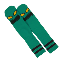 Toy Machine 'Monster Face' Crew Socks - Green-1