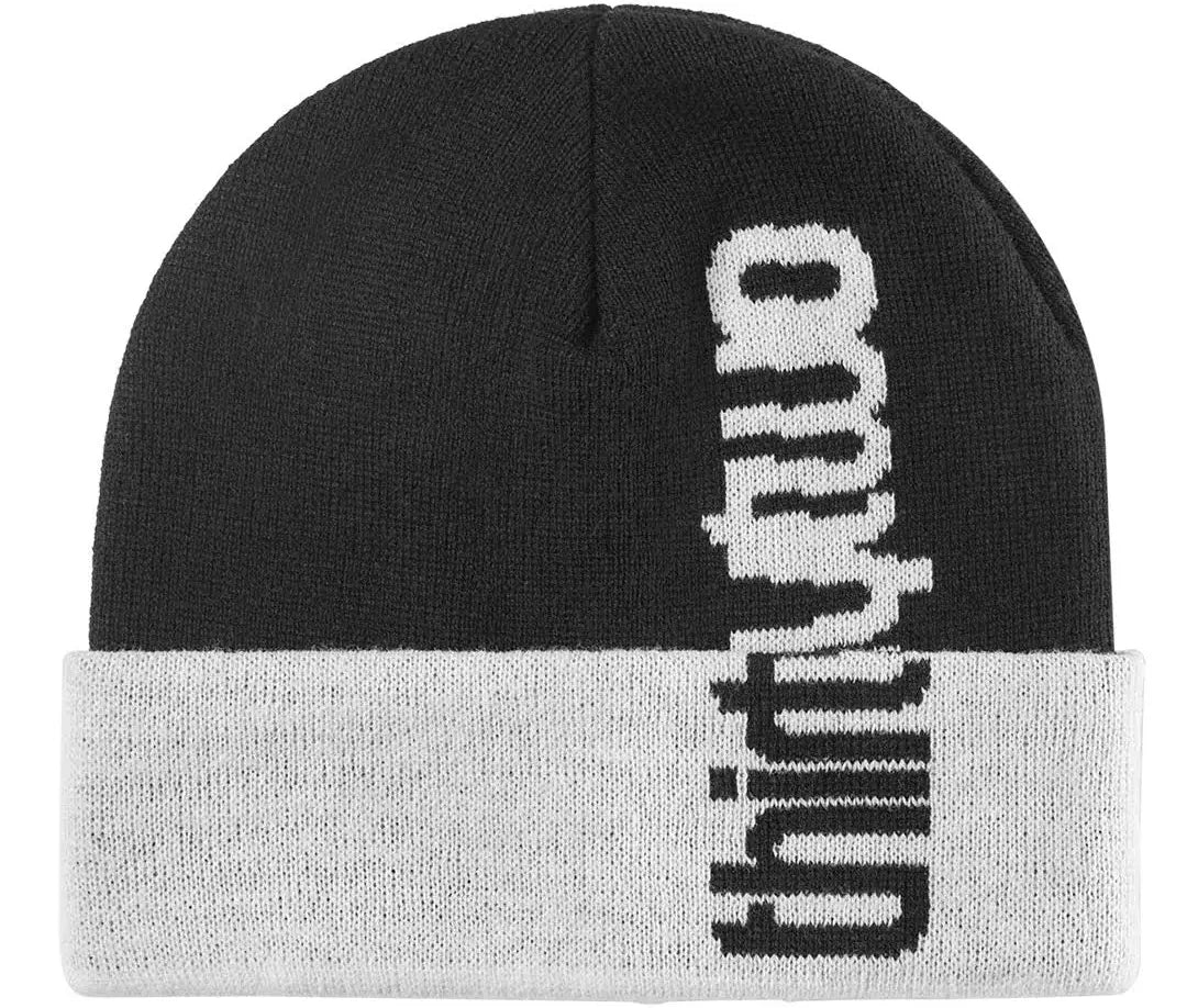 ThirtyTwo 'Double Overlap' Beanie - Black/White