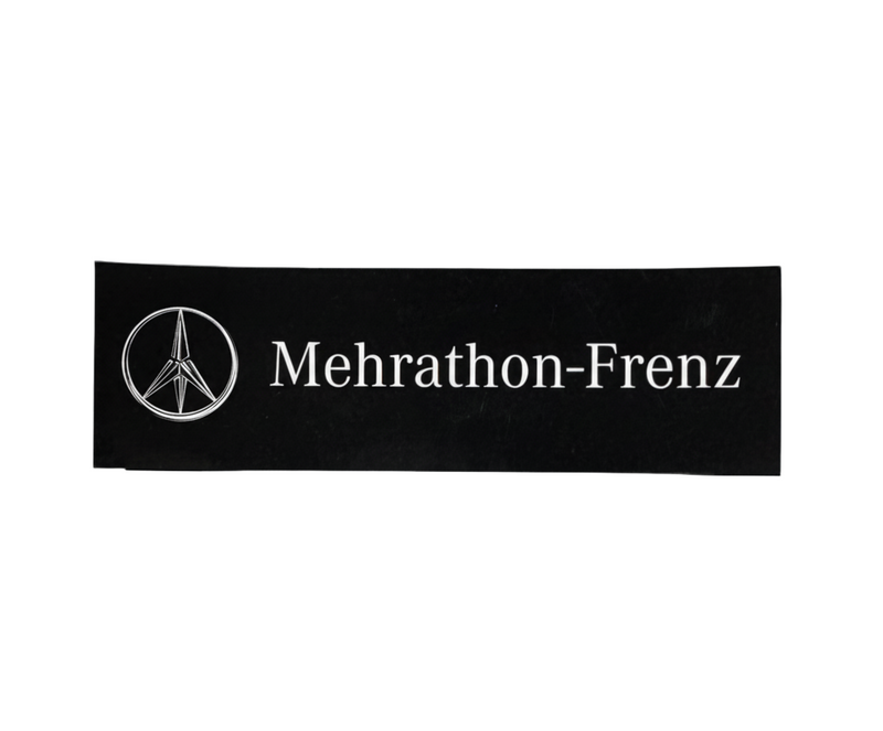 Mehrathon 'Luxury Car' Sticker - Black-1
