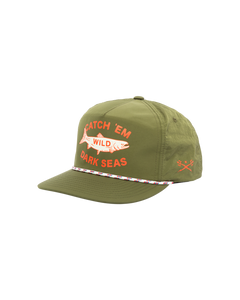 Dark Seas 'Hargus'  Cap - Olive-1