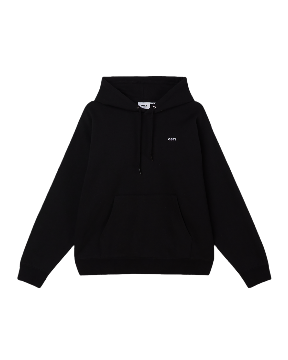 Obey 'Icon Stencil Flame' Hoodie - Black-1