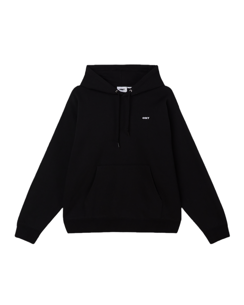Obey 'Icon Stencil Flame' Hoodie - Black-1