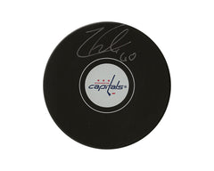 Palet de hockey autographe de Zach Fucale des Capitals de Washington-1