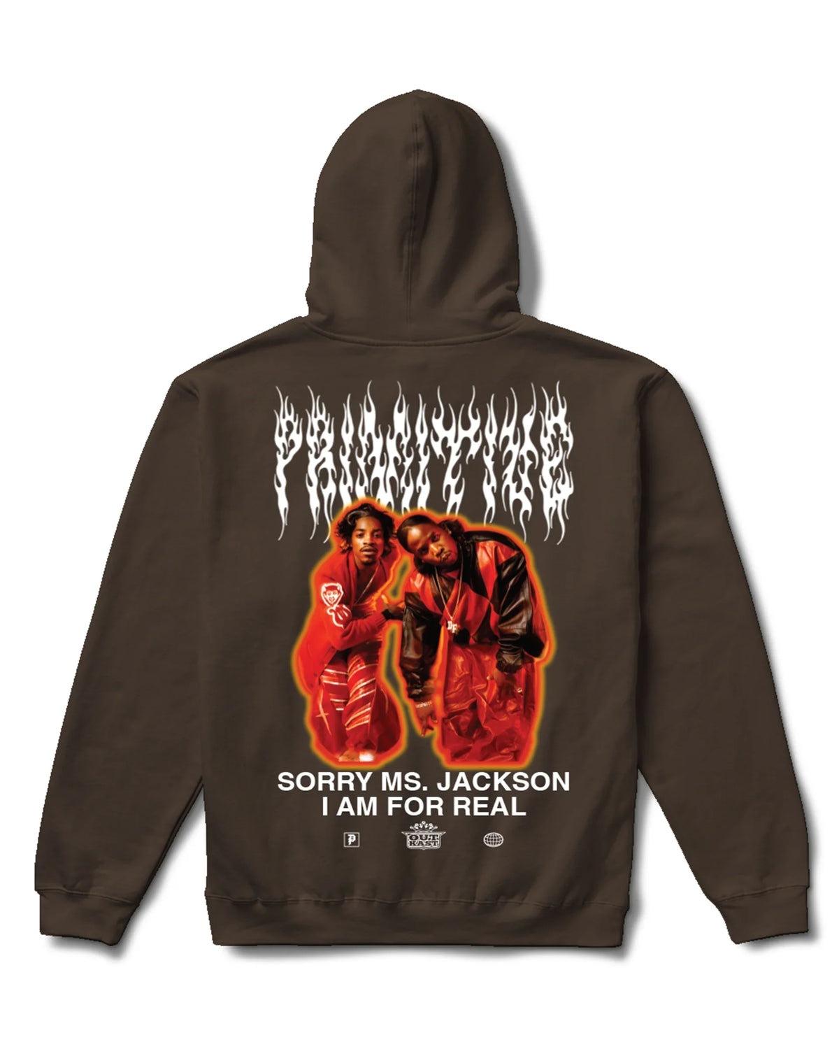 Primitive X Outkast 'Glow' Hoodie - Brown-2
